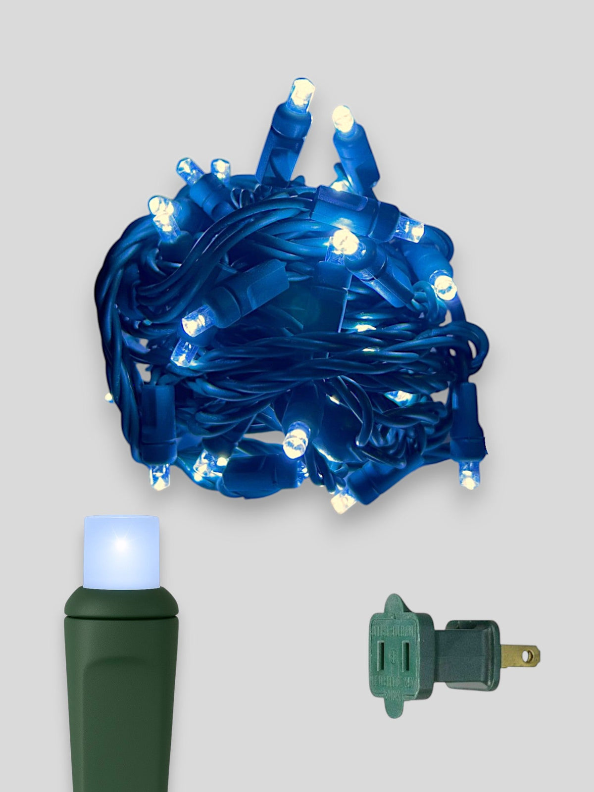 70L 4" Spacing Concave LED Mini Christmas Lights (Ball)