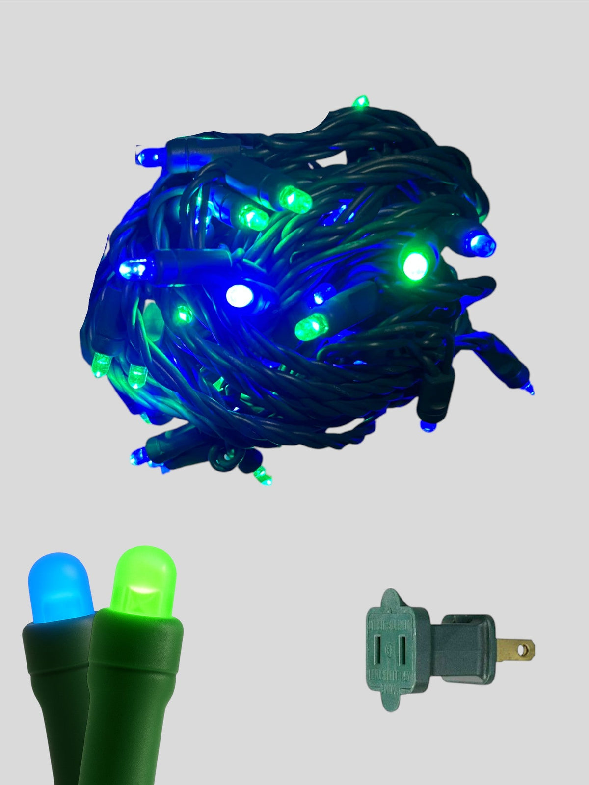 50L 6" Spacing Convex LED Mini Christmas Light (Ball)