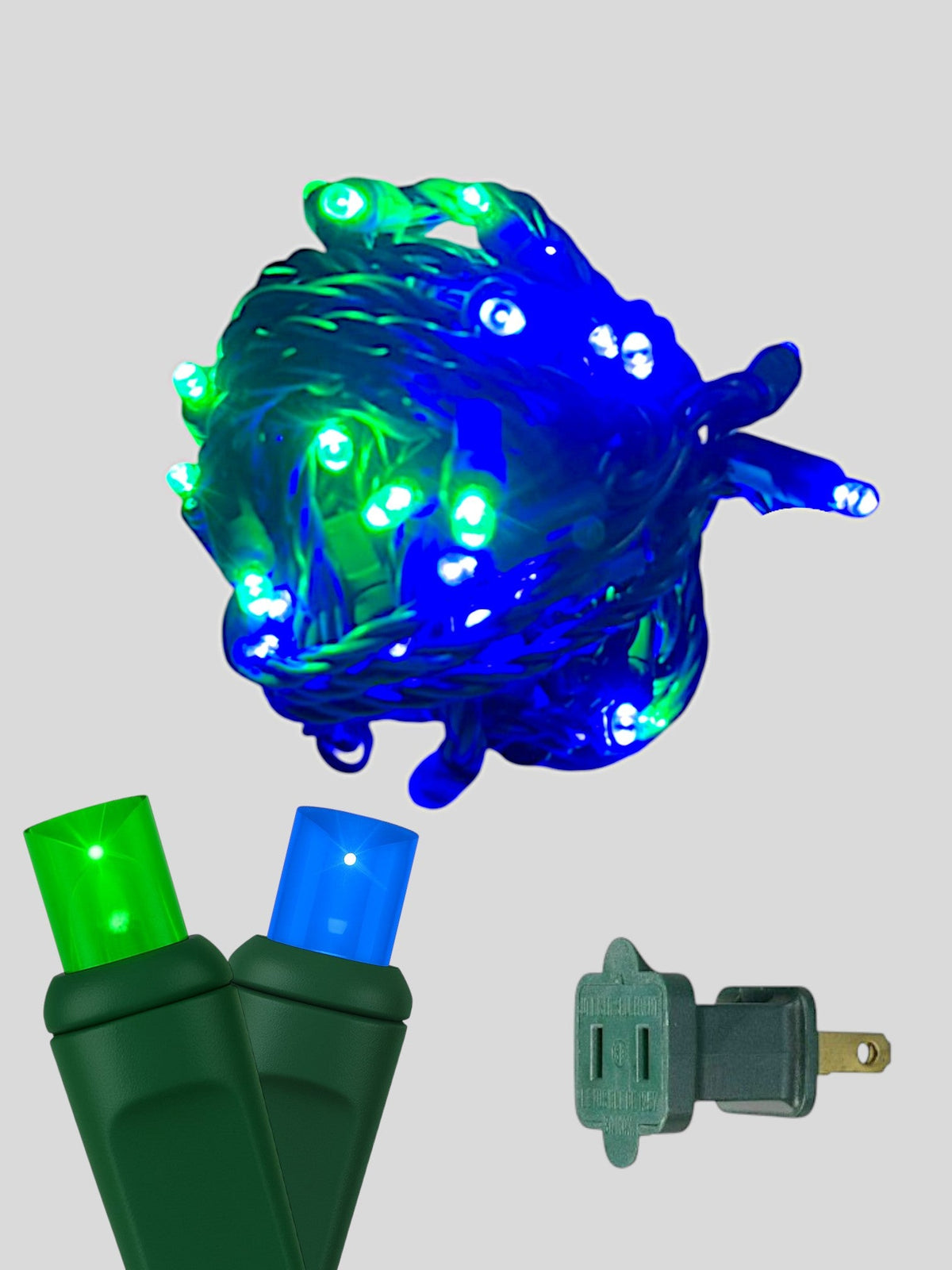 50L 6" Spacing Concave LED Mini Christmas Light (Ball)