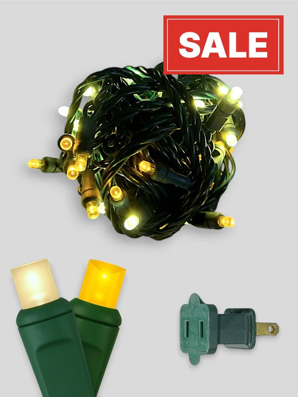 70L 4" Spacing Concave LED Mini Christmas Lights(Ball)
