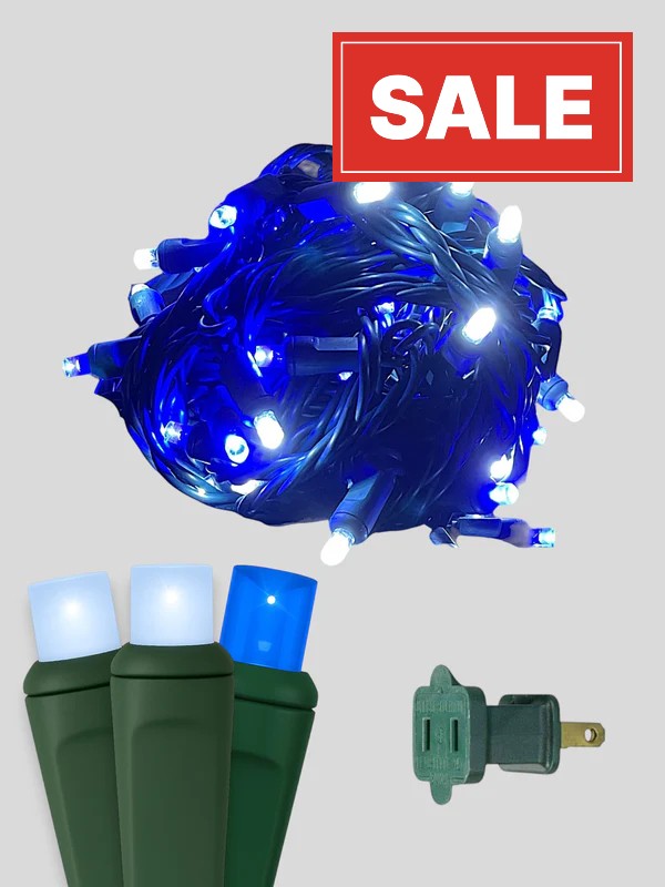 70L 4" Spacing Concave LED Mini Christmas Lights(Ball)