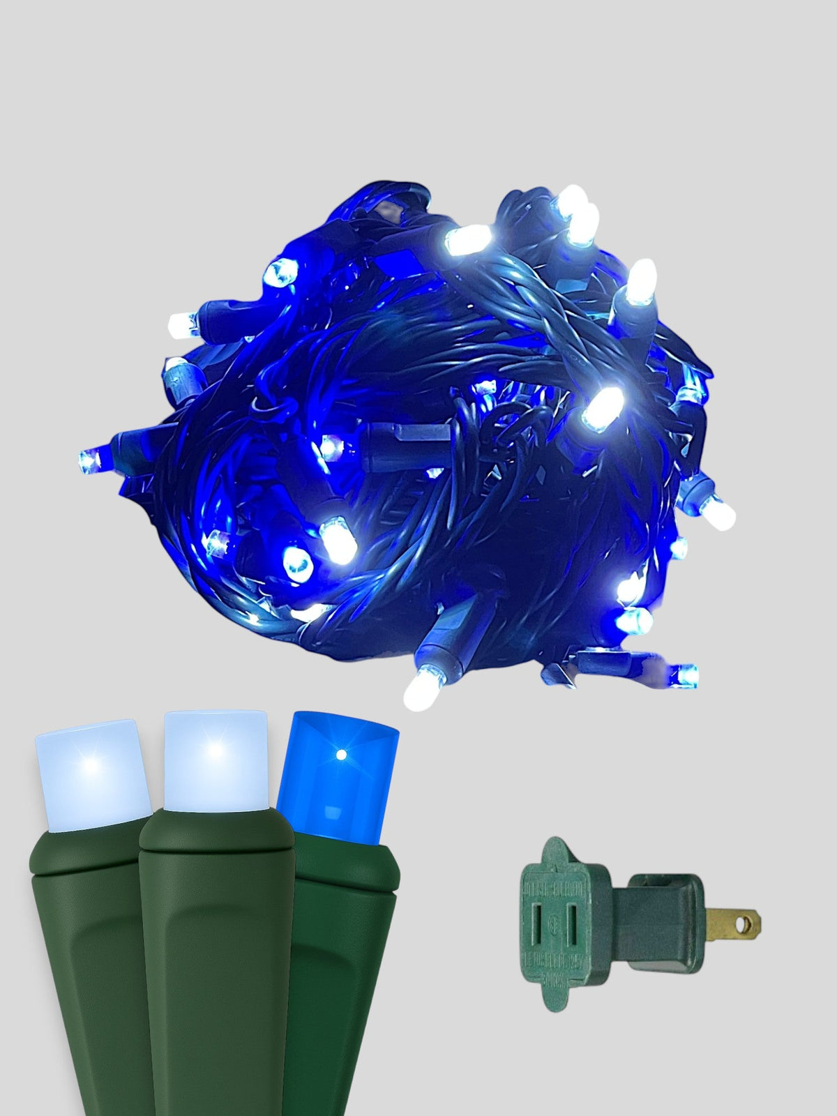 50L 6" Spacing Concave LED Mini Christmas Light (Ball)
