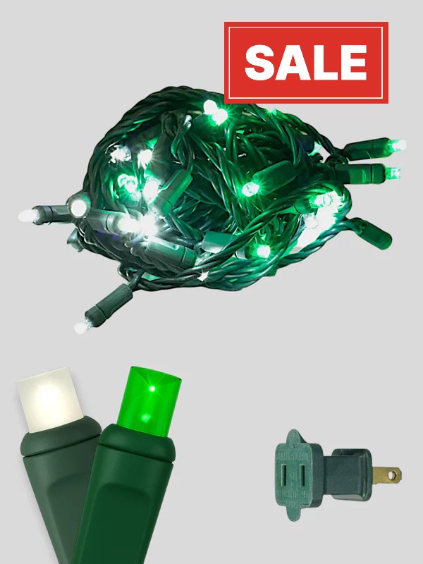 70L 4" Spacing Concave LED Mini Christmas Lights(Ball)