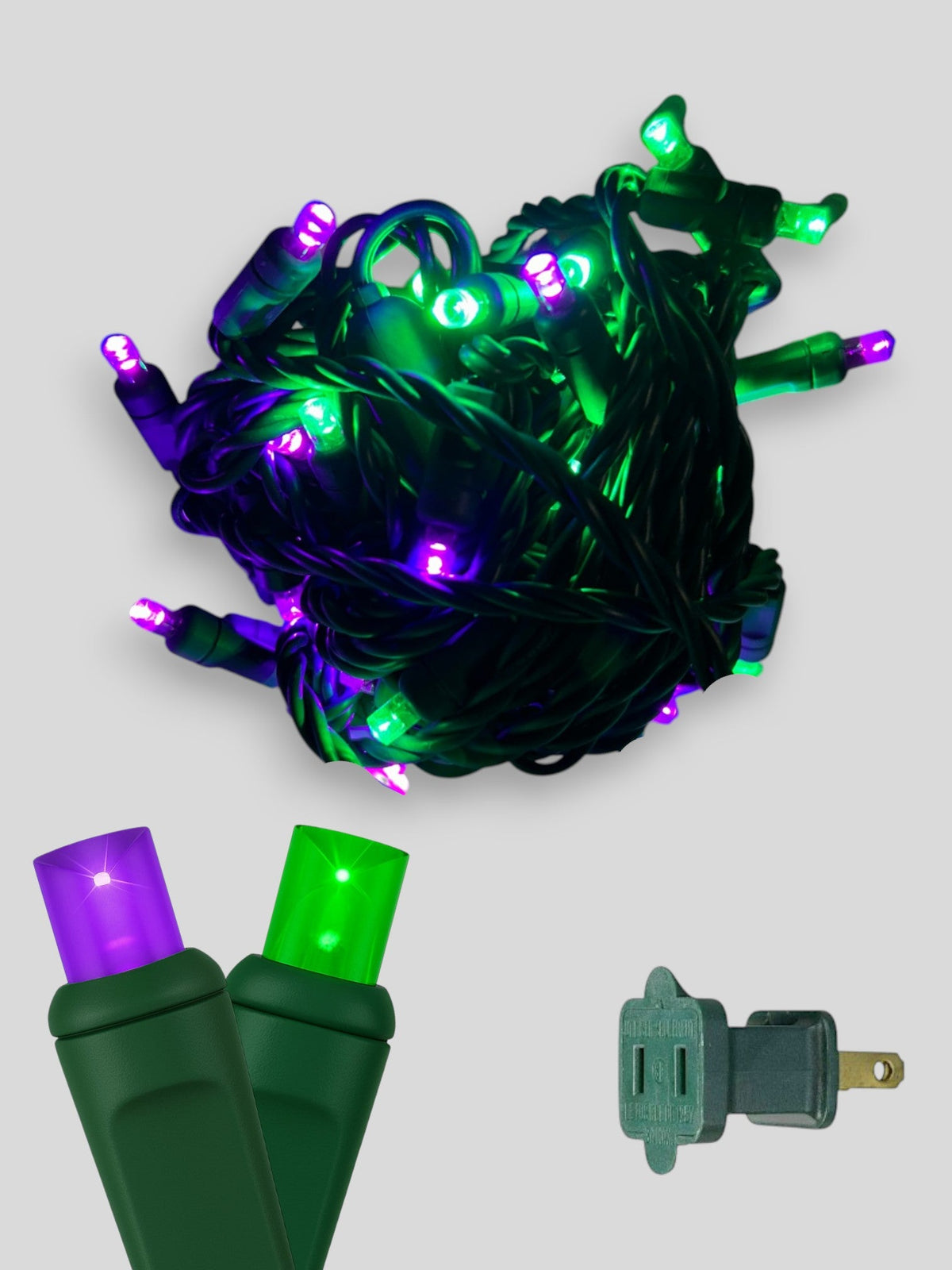 50L 6" Spacing Concave LED Mini Christmas Light (Ball)