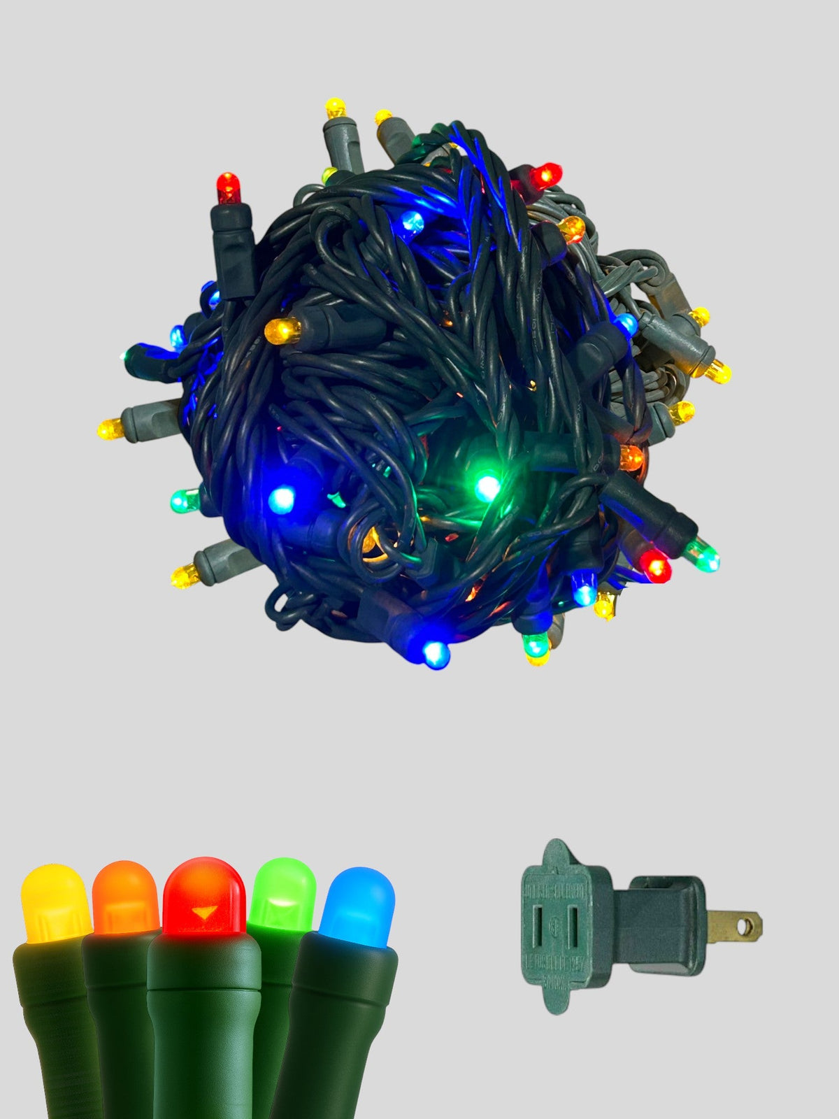 50L 6" Spacing Convex LED Mini Christmas Light (Ball)