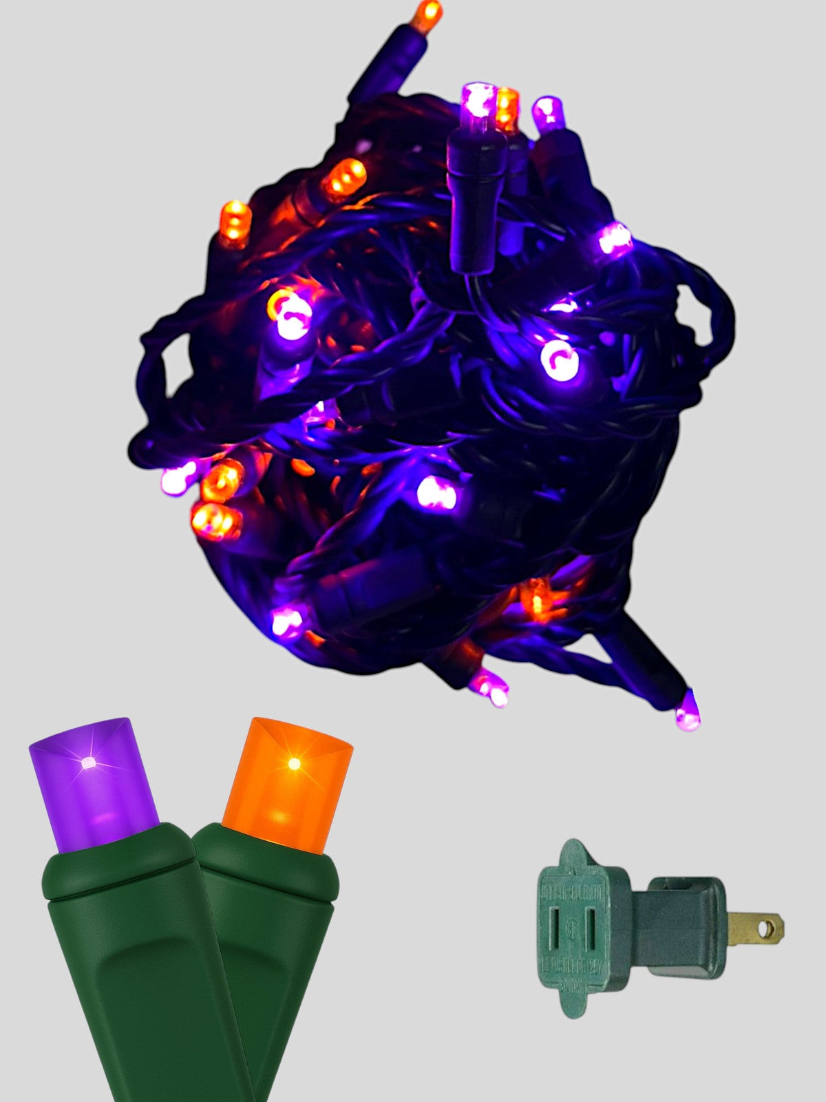 50L 6" Spacing Concave LED Mini Christmas Light (Ball)