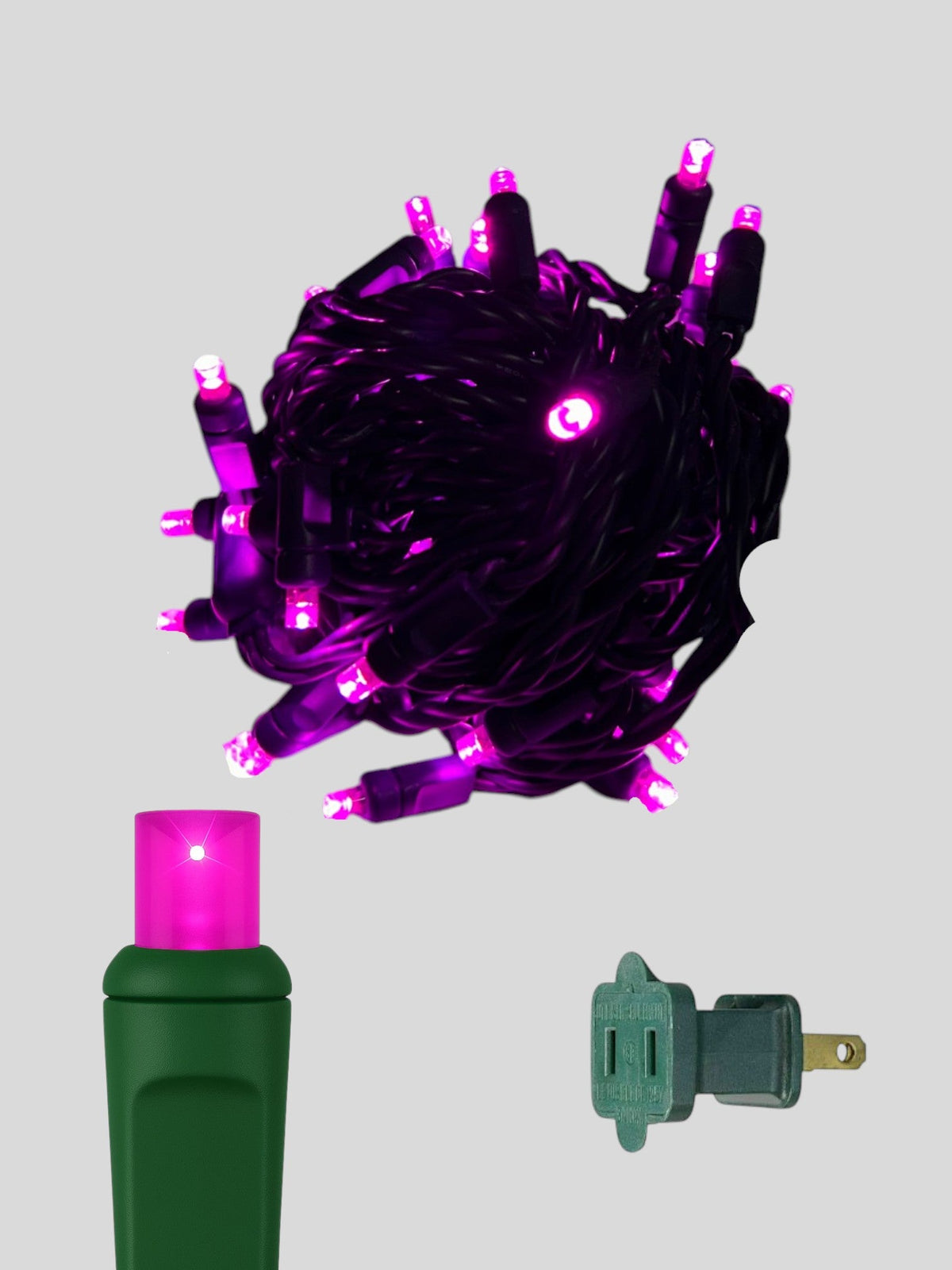50L 6" Spacing Concave LED Mini Christmas Light (Ball)