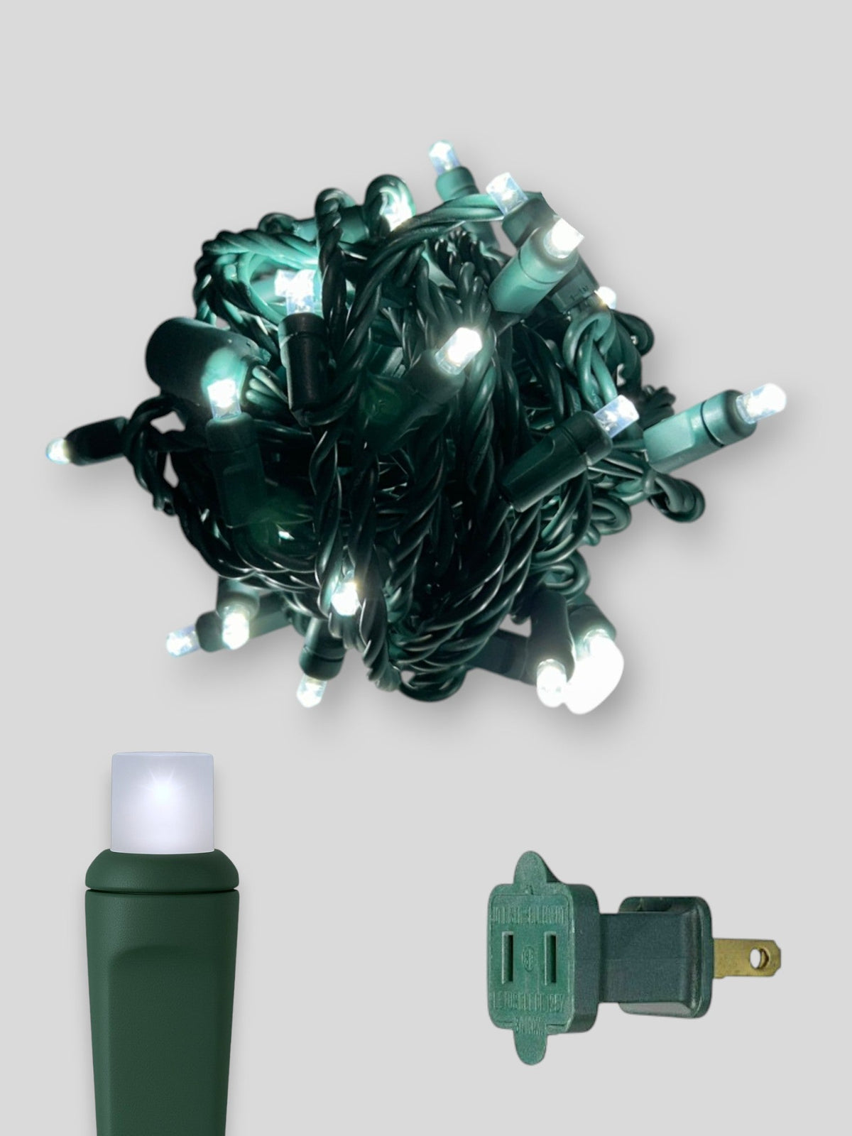 70L 4" Spacing Concave LED Mini Christmas Lights (Ball)