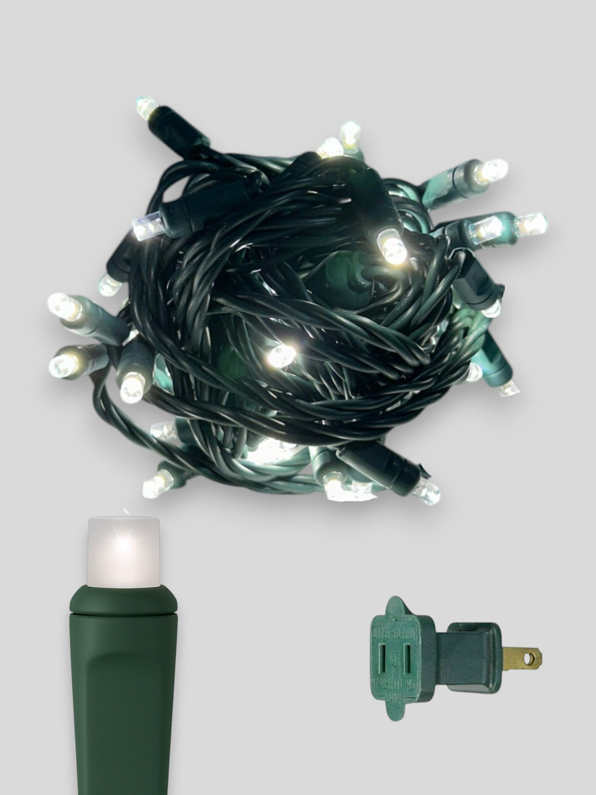 50L 6" Spacing Concave LED Mini Christmas Light (Ball)