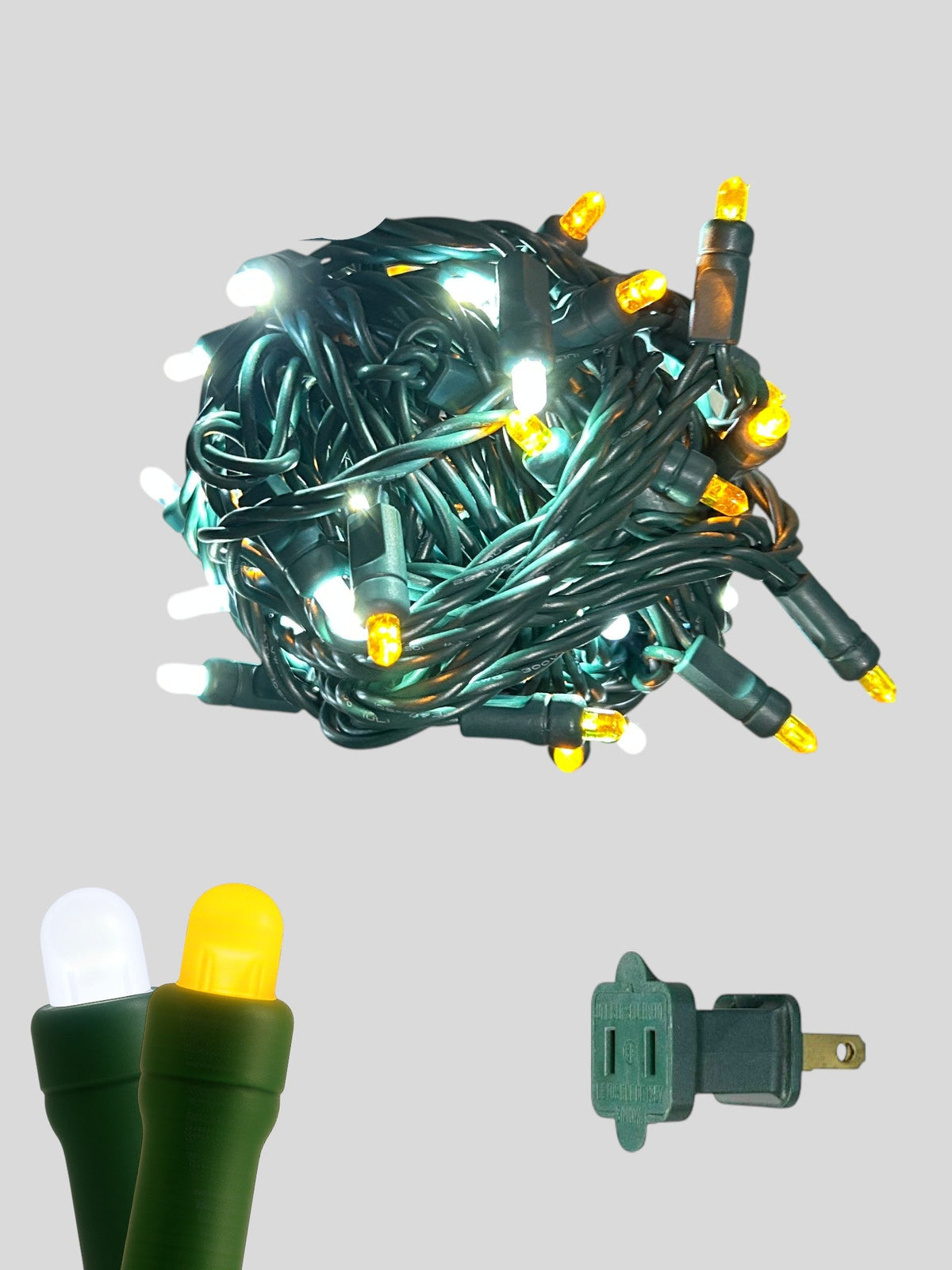 50L 6" Spacing Convex LED Mini Christmas Light (Ball)