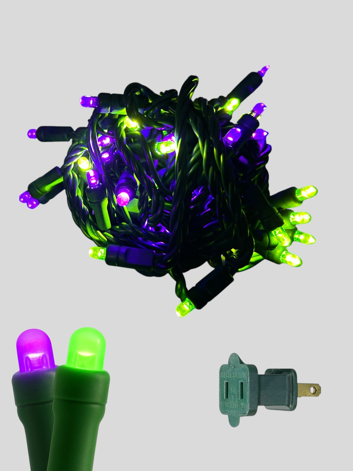 50L 6" Spacing Convex LED Mini Christmas Light (Ball)