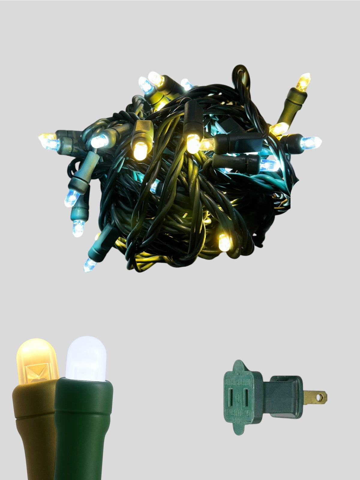 50L 6" Spacing Convex LED Mini Christmas Light (Ball)