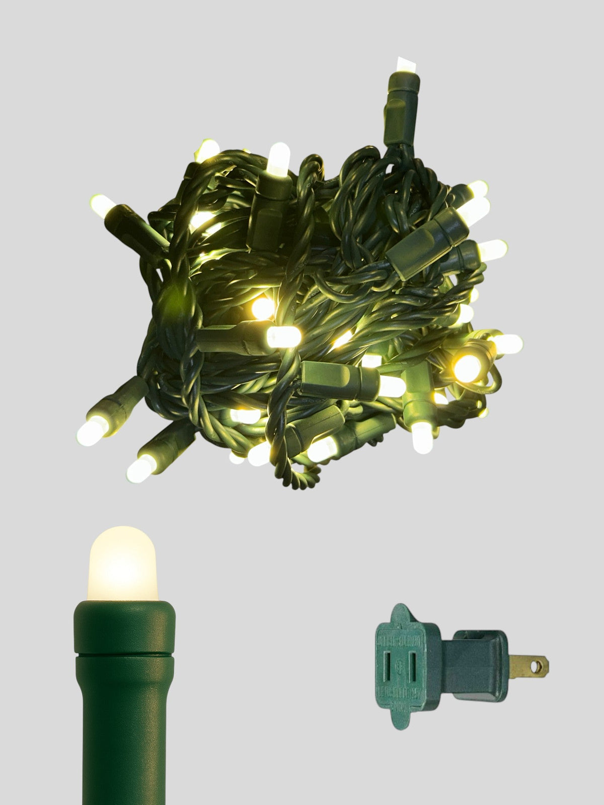 50L 6" Spacing Convex LED Mini Christmas Light (Ball)