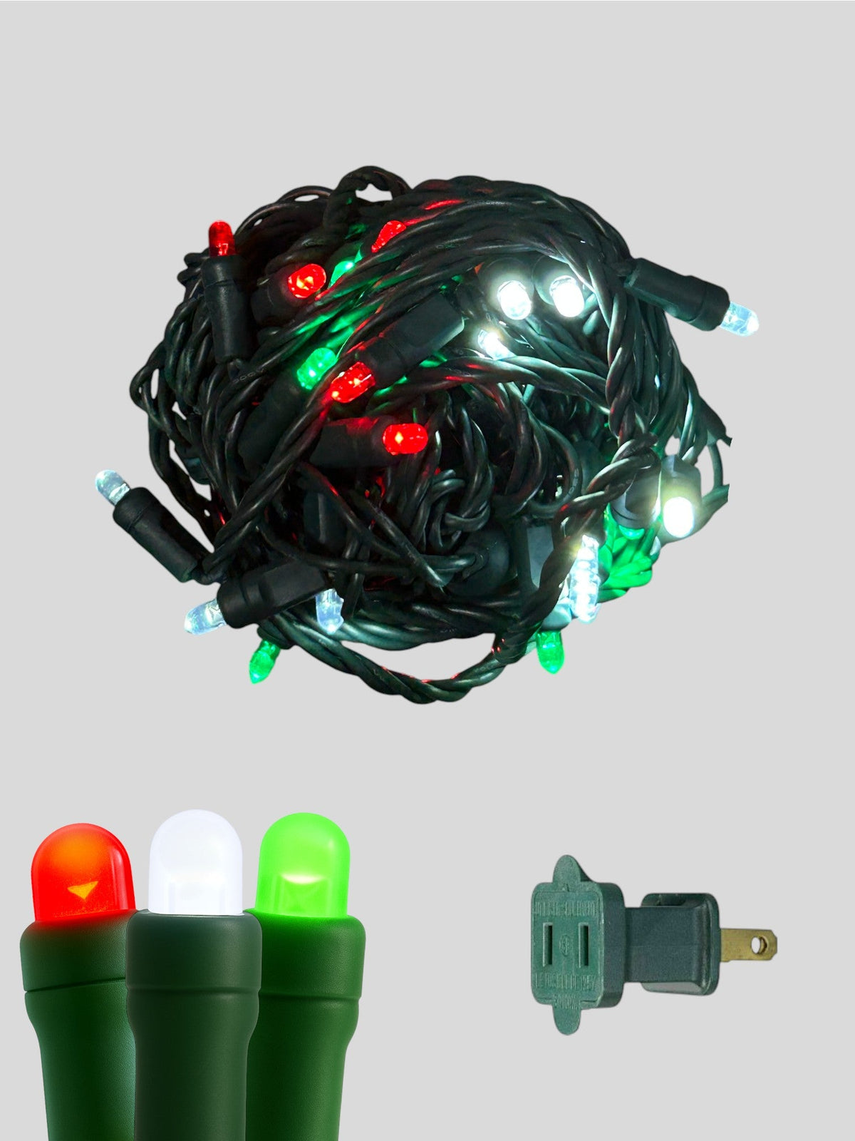 50L 6" Spacing Convex LED Mini Christmas Light (Ball)