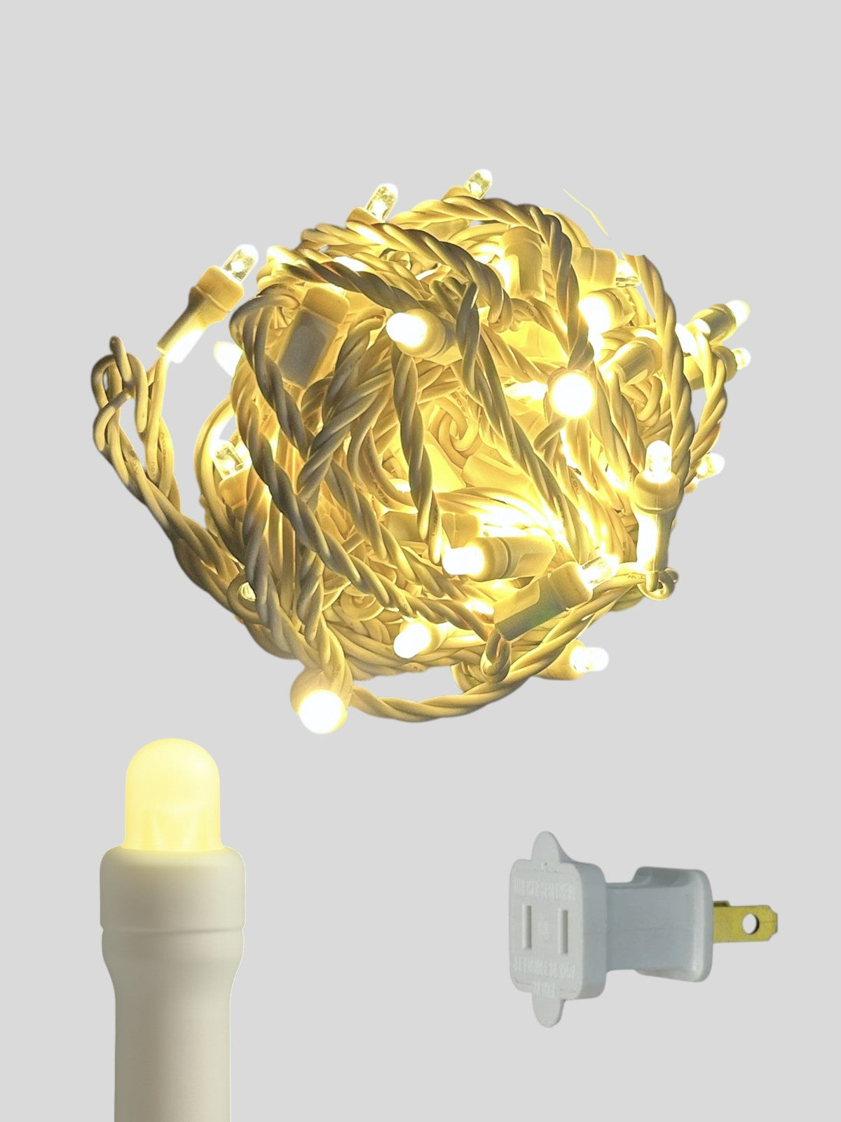 50L 6" Spacing Convex LED Mini Christmas Light (Ball)