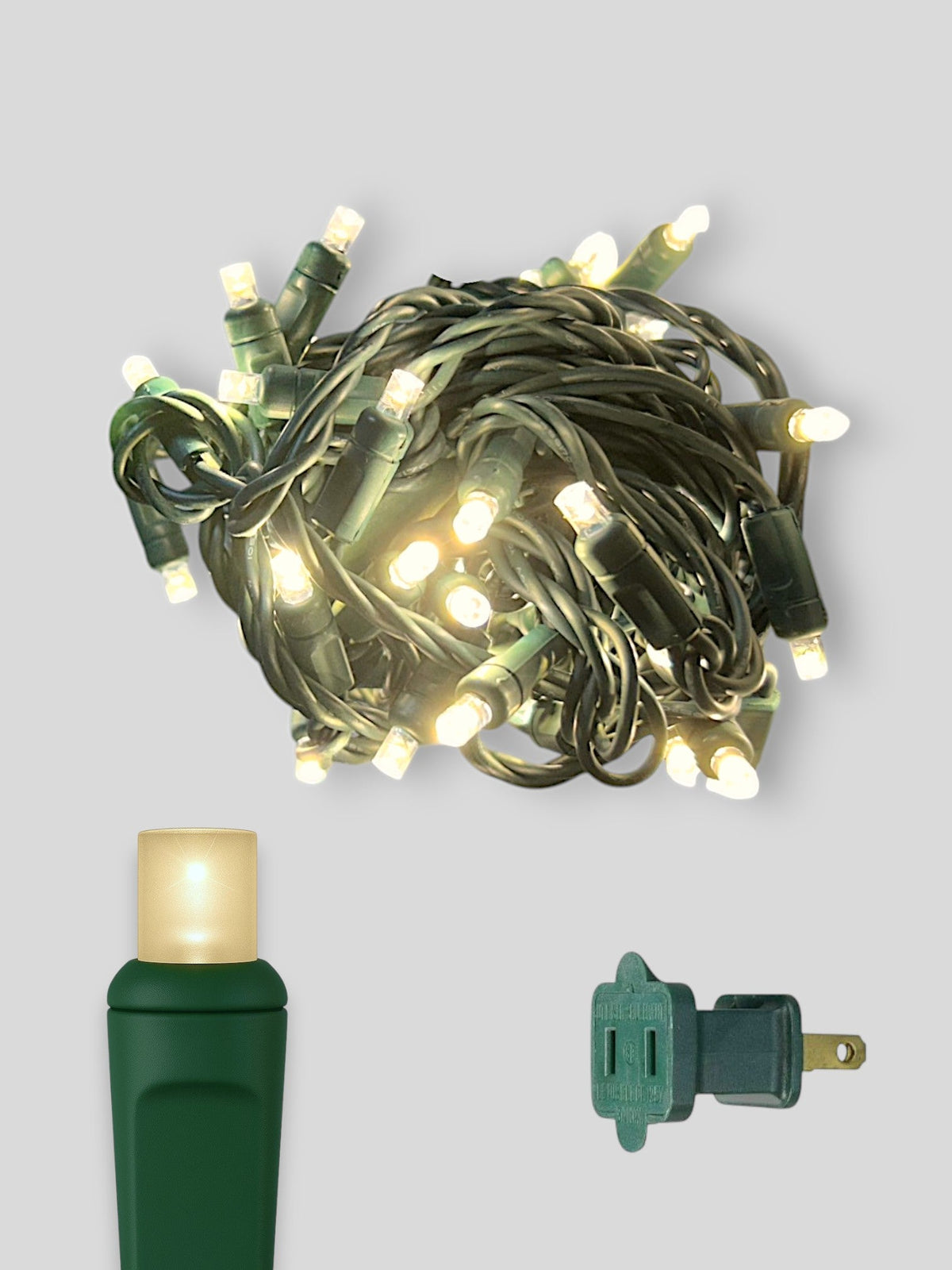 70L 4" Spacing Concave LED Mini Christmas Lights (Ball)