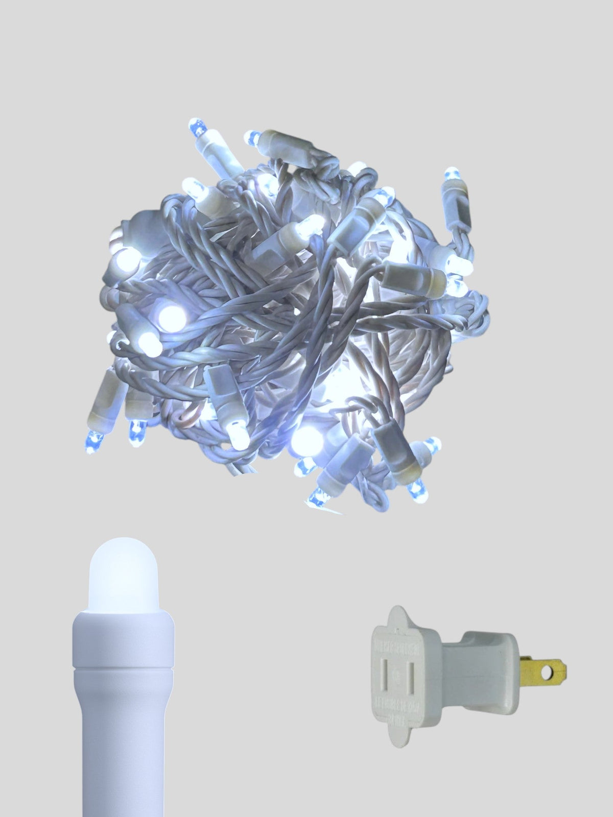50L 6" Spacing Convex LED Mini Christmas Light (Ball)