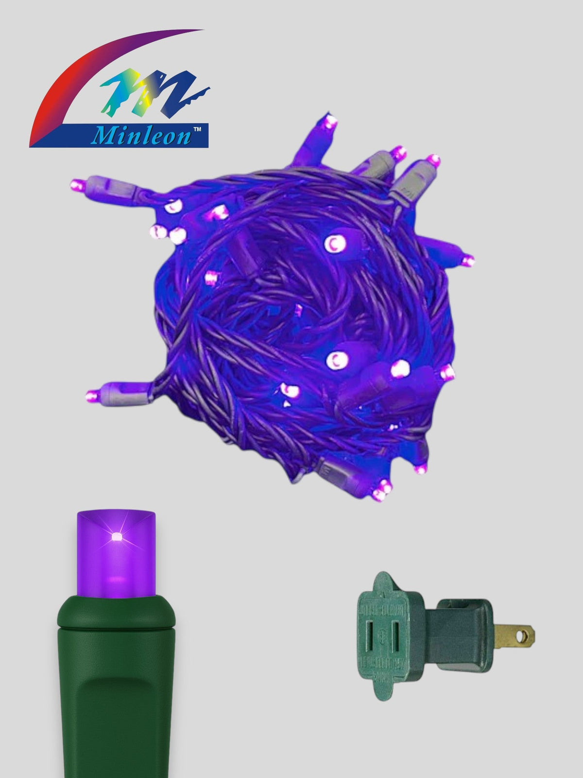 Minleon 50L 6" Spacing Concave LED Mini Lights (Ball)