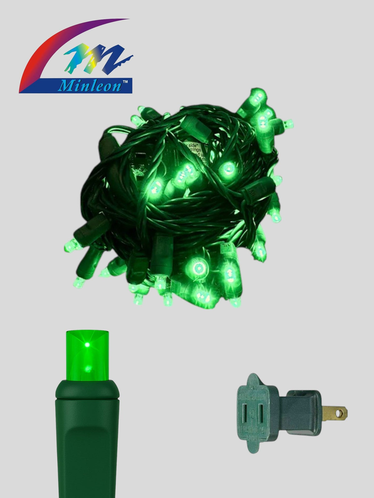 Minleon 50L 6" Spacing Concave LED Mini Lights (Ball)