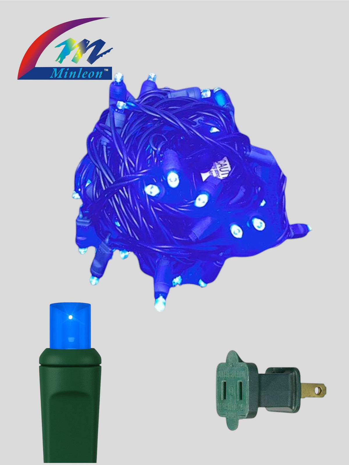Minleon 50L 6" Spacing Concave LED Mini Lights (Ball)