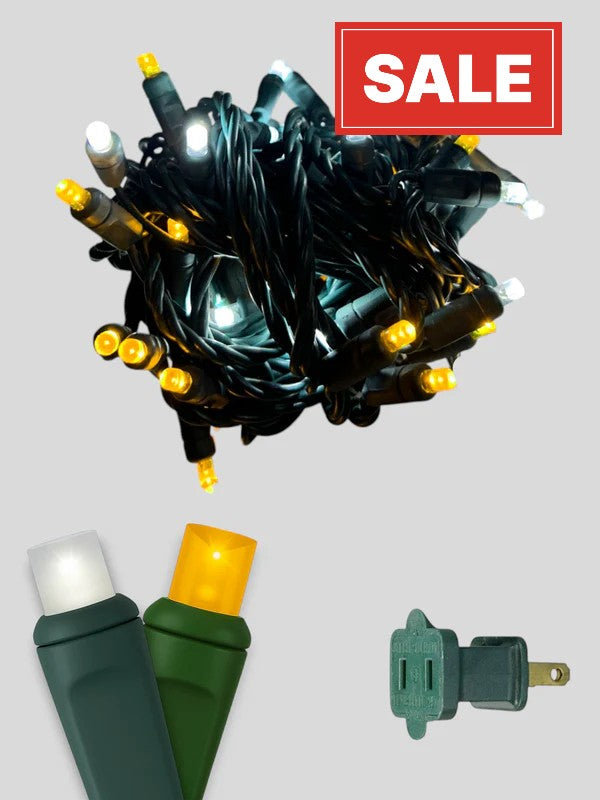 70L 4" Spacing Concave LED Mini Christmas Lights(Ball)