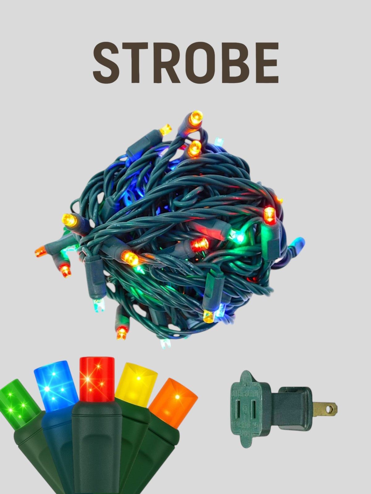 50L 6" Spacing Concave LED Strobe Mini Lights