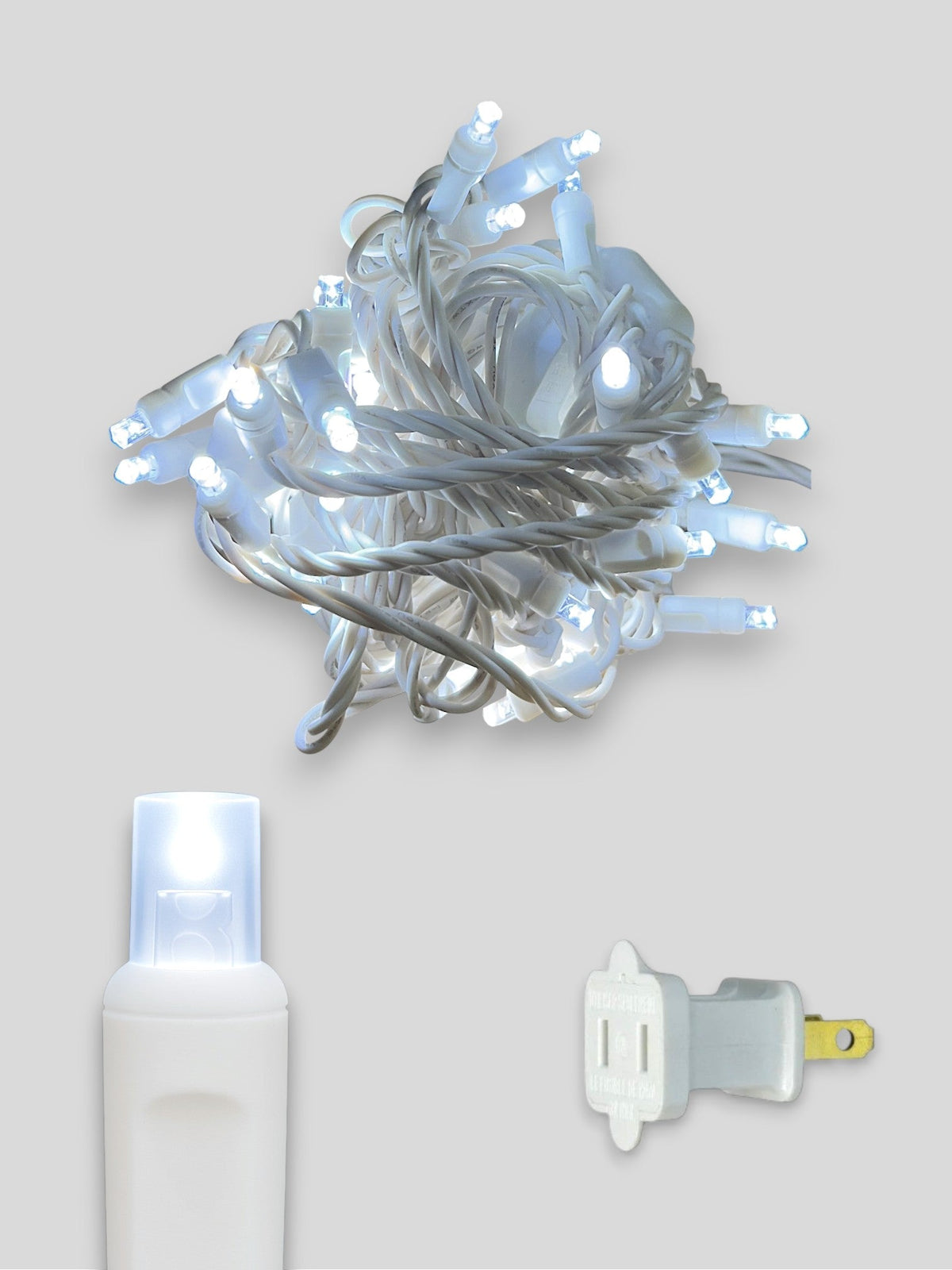 70L 4" Spacing Concave LED Mini Christmas Lights (Ball)