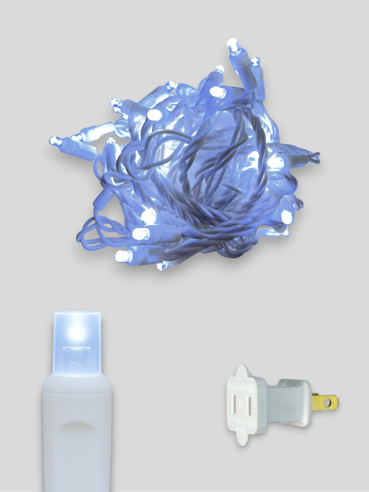 50L 6" Spacing Concave LED Mini Christmas Light (Ball)