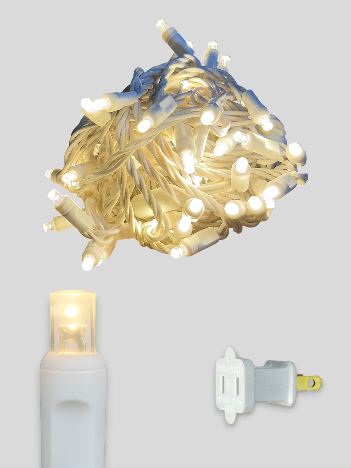 70L 4" Spacing Concave LED Mini Christmas Lights (Ball)