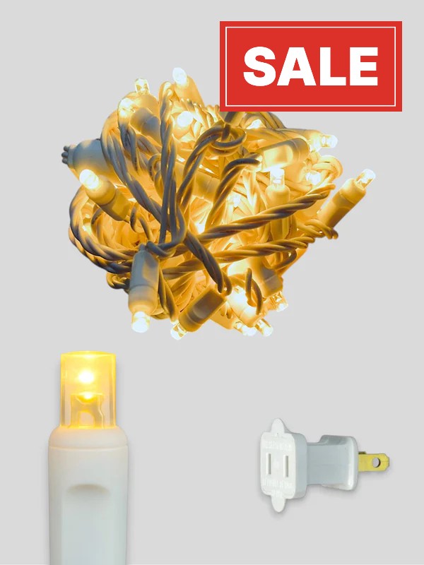 70L 4" Spacing Concave LED Mini Christmas Lights(Ball)