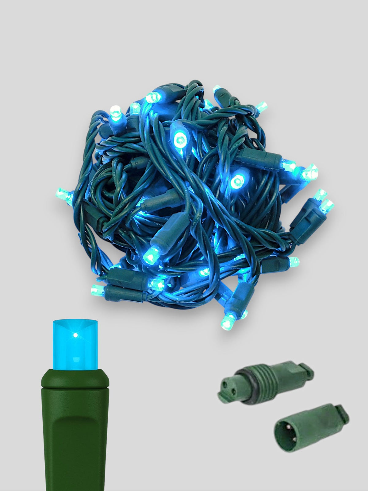 50L Coaxial Concave LED Mini Christmas Lights